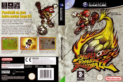 Mario Smash Football (Europe) (En,Fr,De,Es,It) Cover - Click for full size image